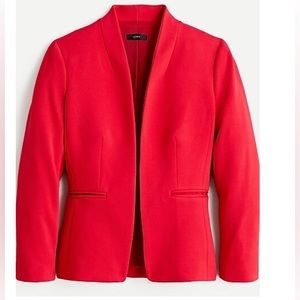 J. Crew Going Out Blazer Stretch Twill Authentic Red 4